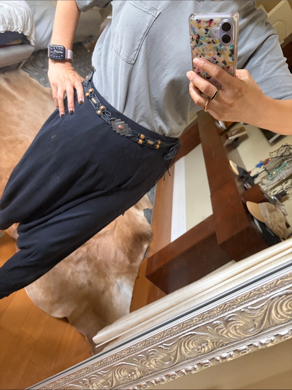 Anthropologie style fashion belt